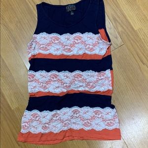 Cute multi colored tank